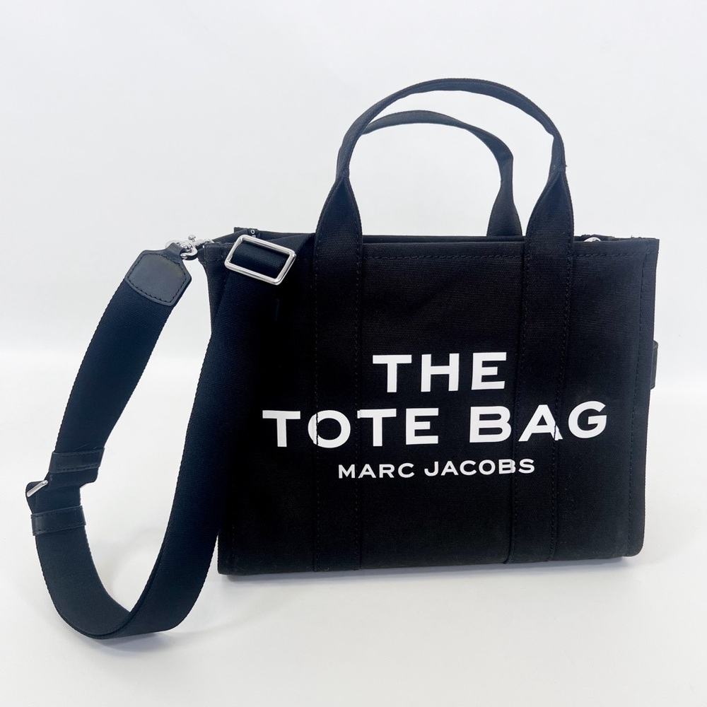 THE MARC JACOBS CANVAS MEDIUM TOTE BAG